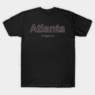 Atlanta Grunge Text T-Shirt